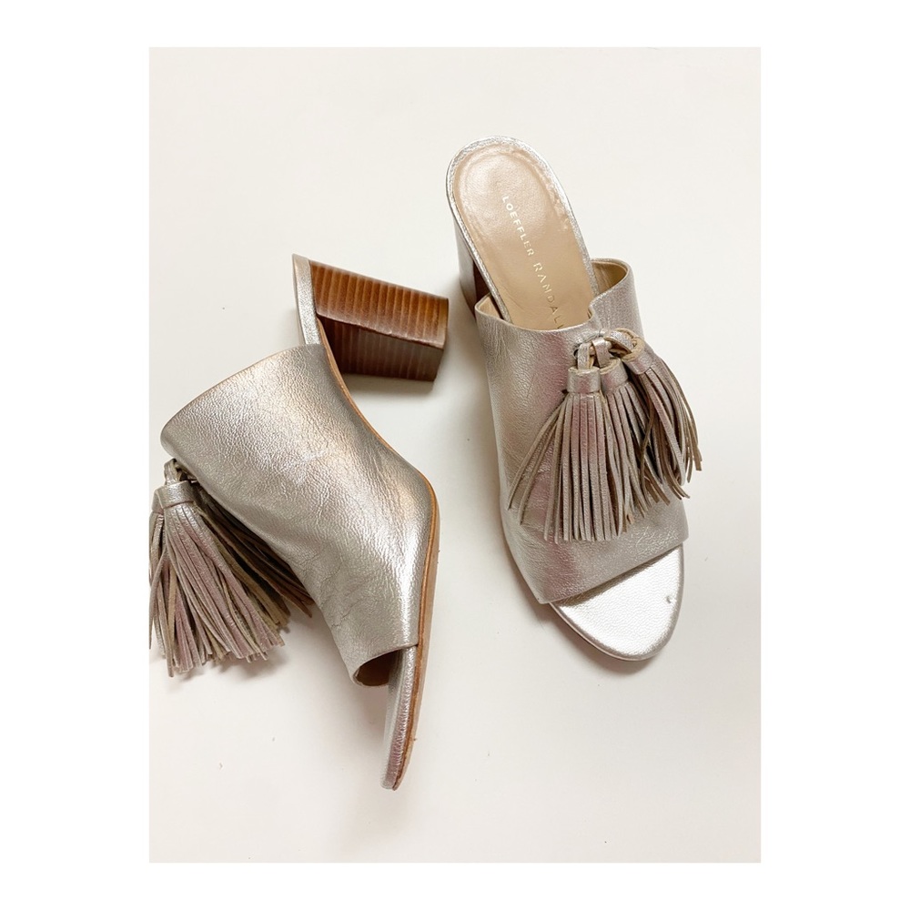 Loeffler Randall tassel heels